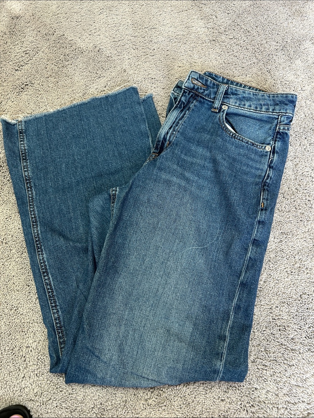 Aeropostale Blue Wide-Leg Flare Jeans